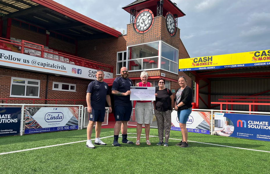 Ilkeston Town FC Coaches Play  Benefit match.