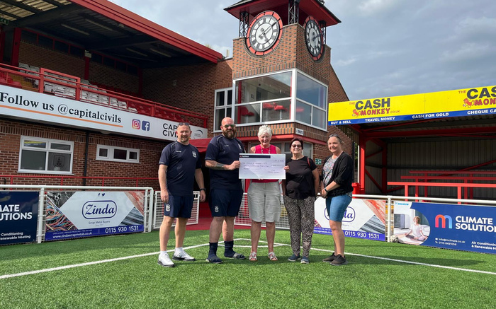 Ilkeston Town FC Coaches Play  Benefit match.