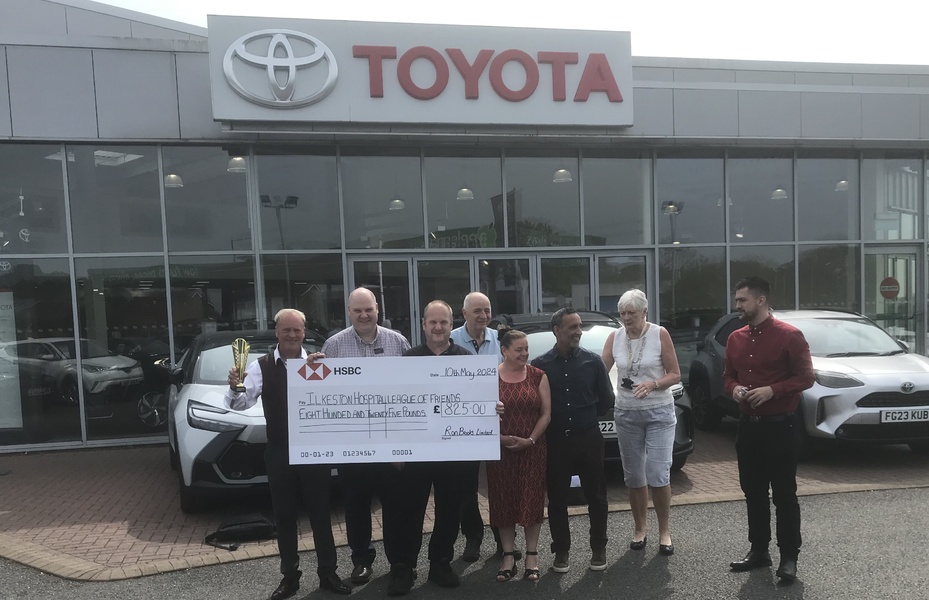 League of Friends say ‘thank you’ to Ron Brooks Toyota